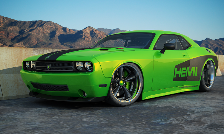 Dodge Challenger is one of the most affordable sports cars for rent in Abu Dhabi