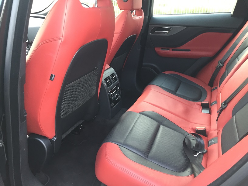 Jaguar F-Pace Rear Interior View