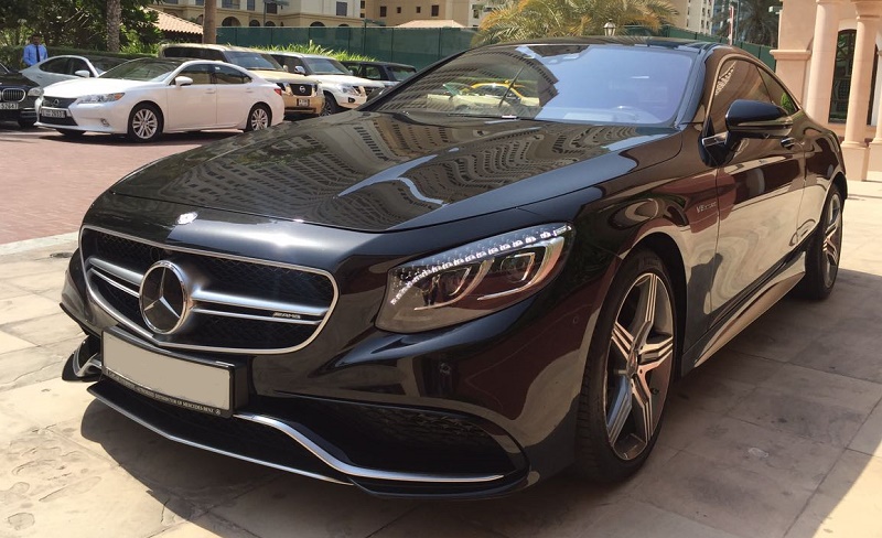 Rent Mercedes S63 AMG for Valentines Day in Dubai
