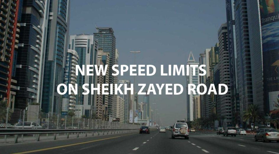 New Speed Limit for Sheikh Zayed Road